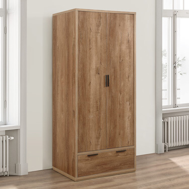 Wooden wardrobe