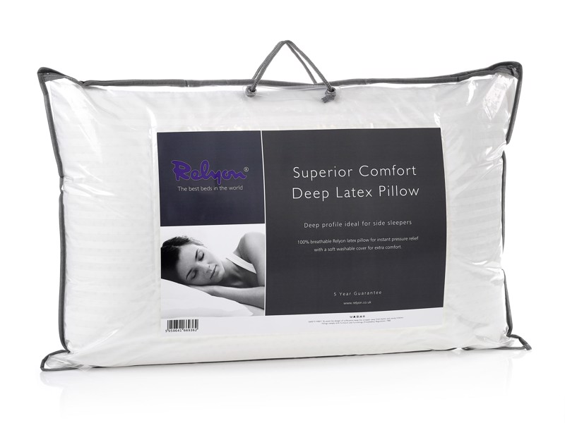 Relyon Latex Pillow in case